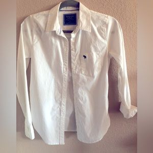 Abercrombie & Fitch white button down